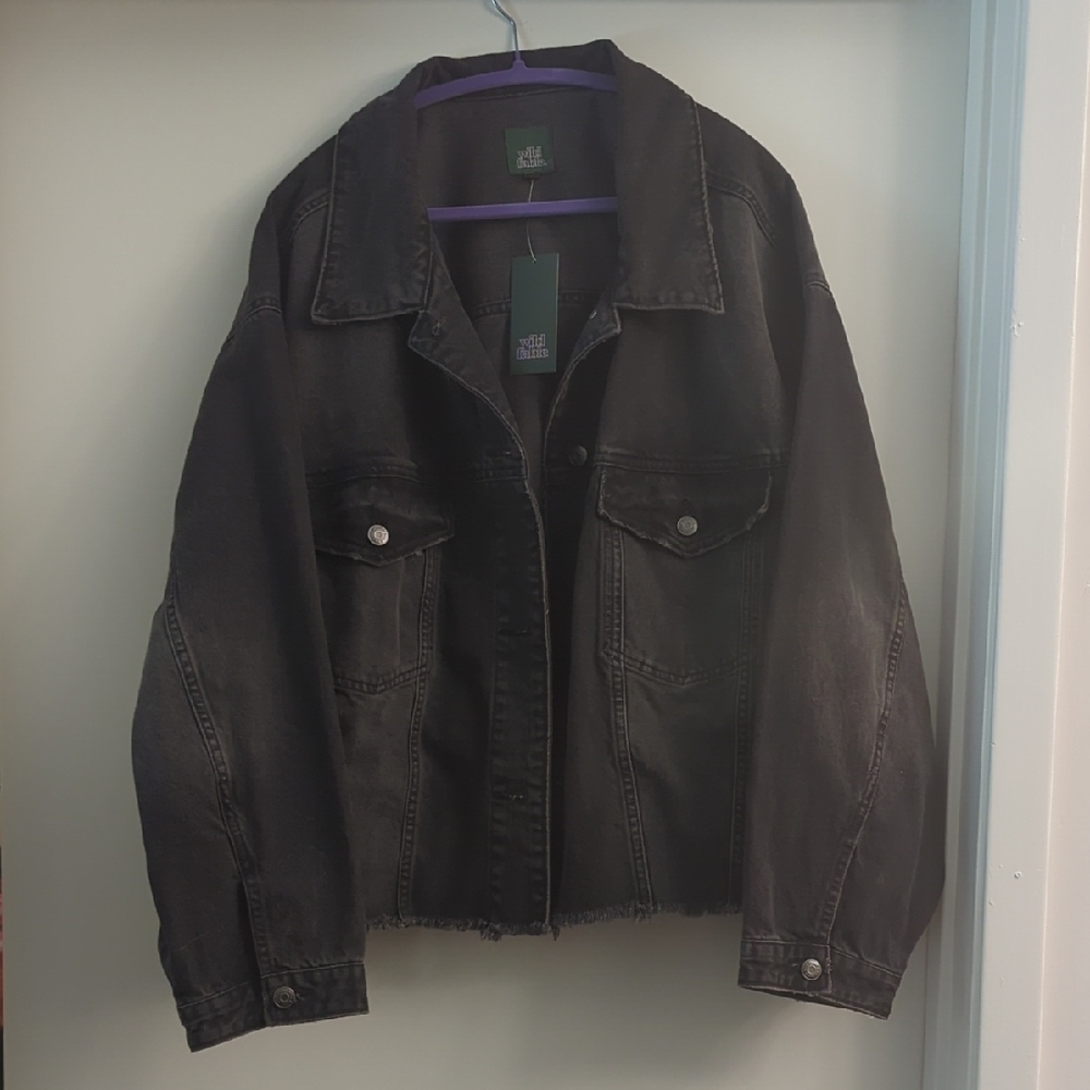 Wild Fable Black Lightweight Jean Jacket